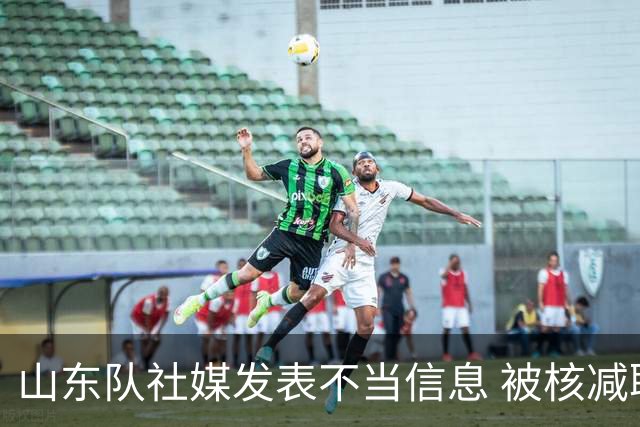 山东队社媒发表不当信息 被核减联赛经费5万元